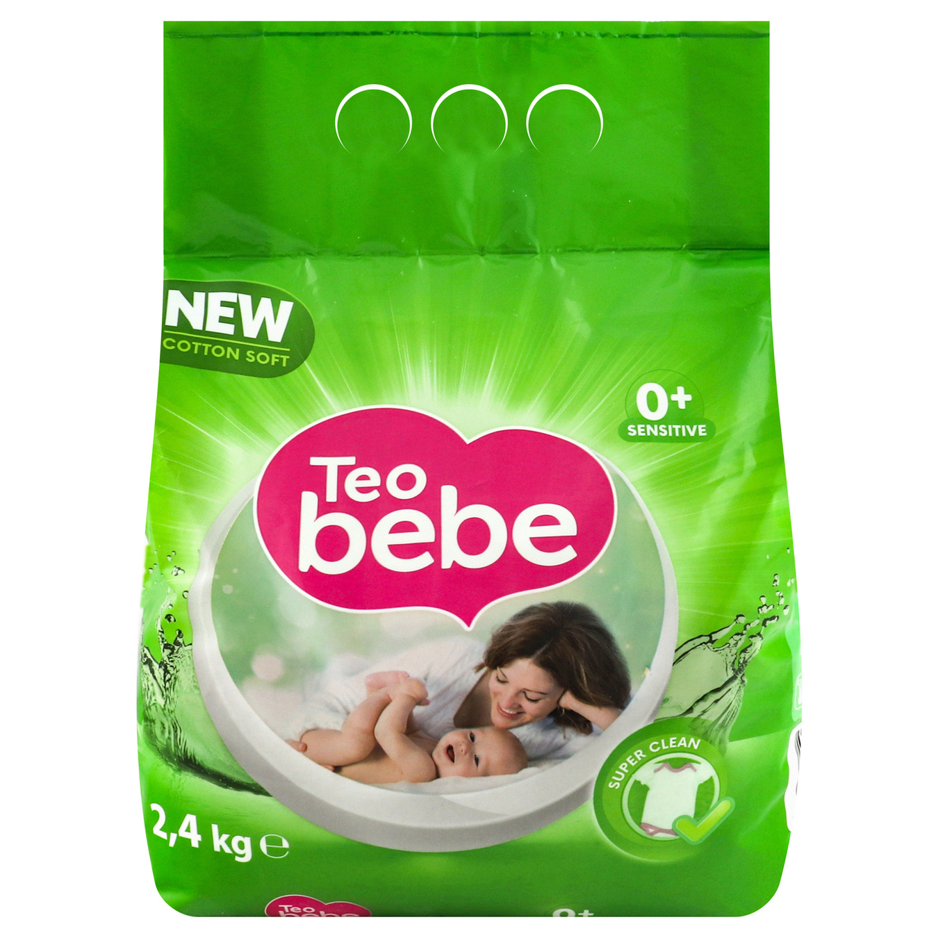 Teo Bebe Green Laundry Detergent for Baby Products 2,4kg