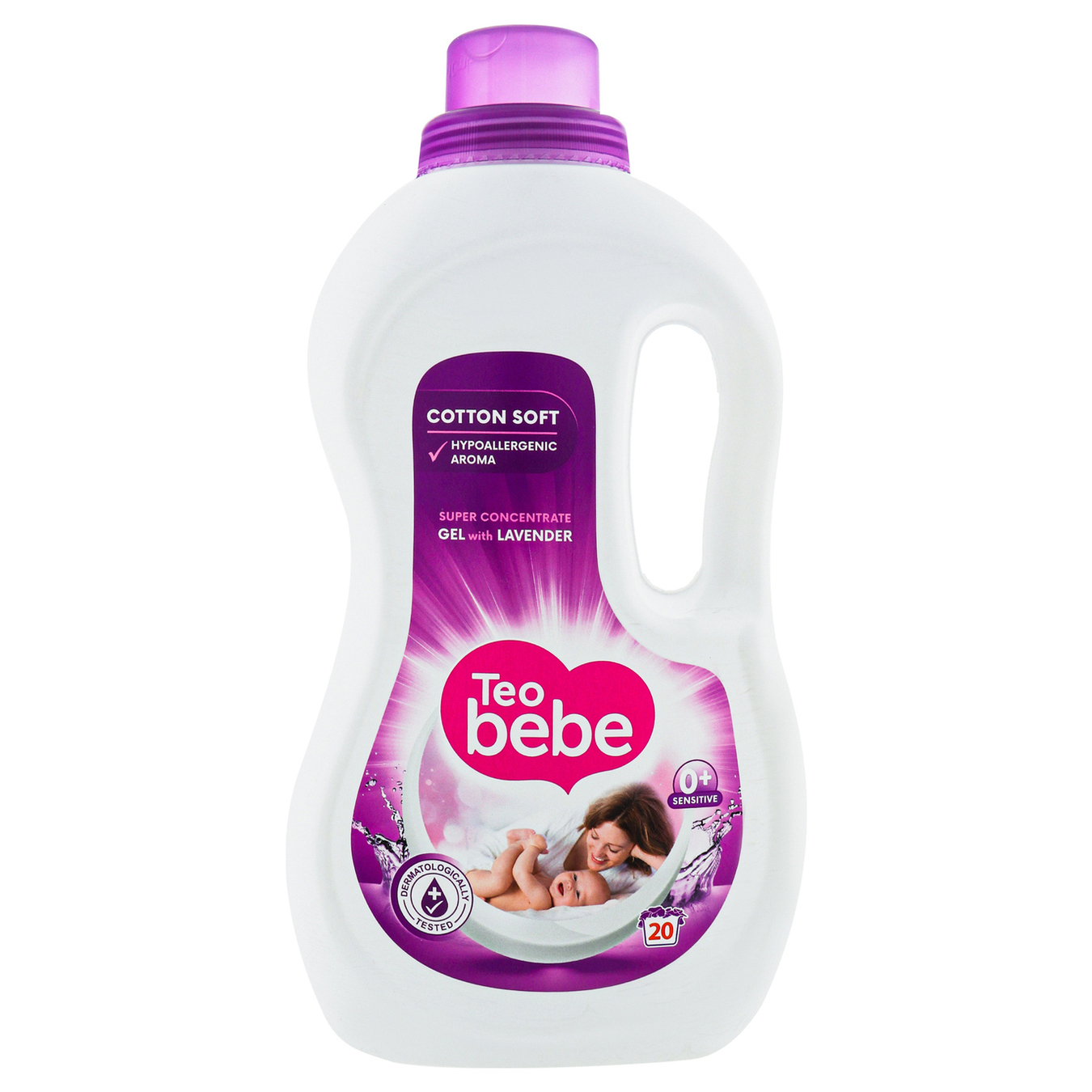 Гель Teo Bebe Lavender для прання дитячих речей 1,1л
