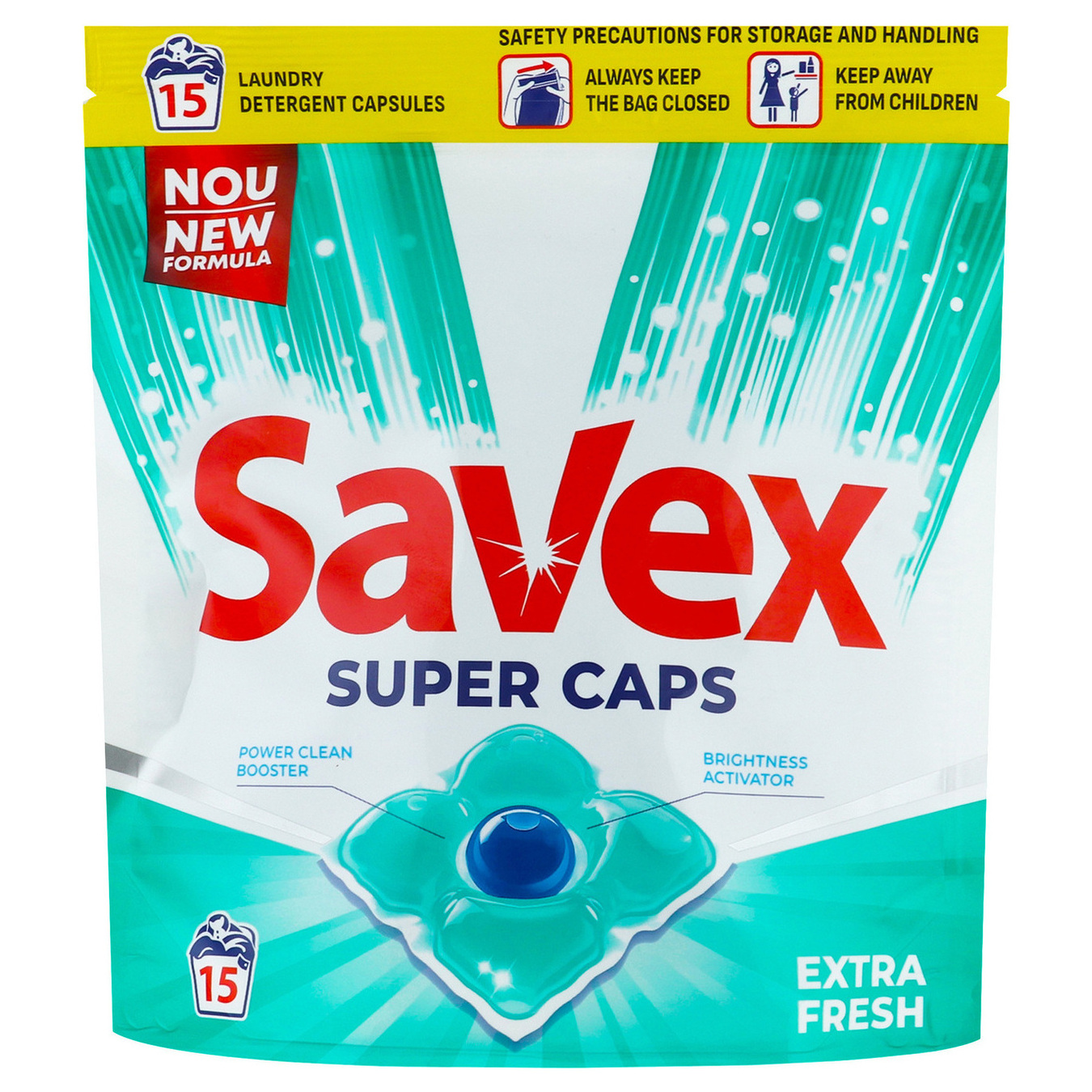 Капсули Savex Super Caps Extra Fresh для прання 15шт