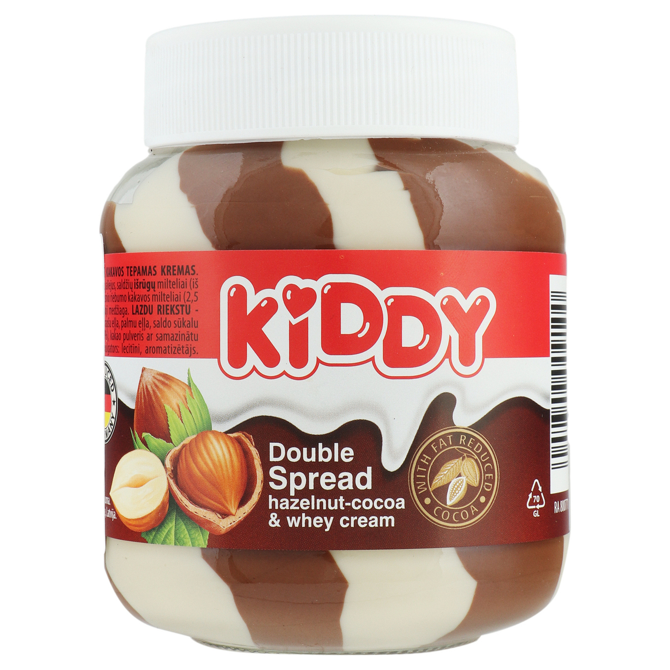 Крем шоколадный Kiddy с лесными орехами 350г