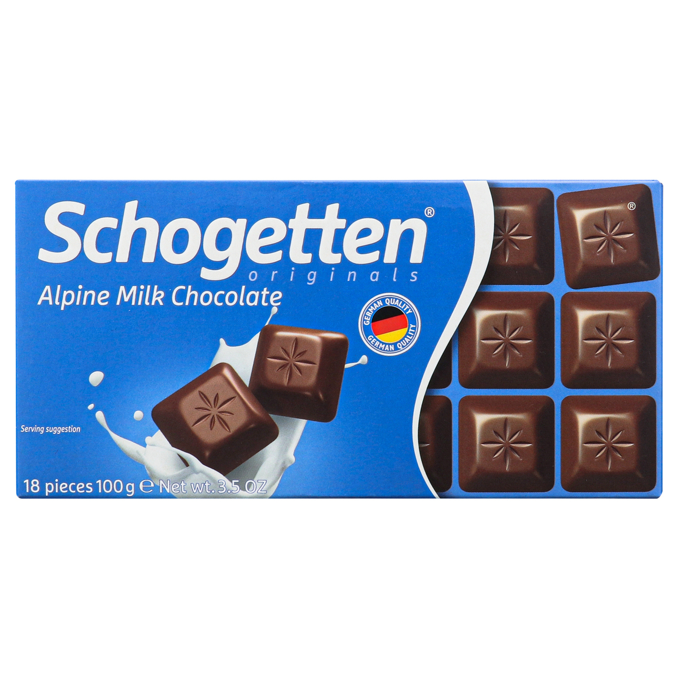 Шоколад Schogеtten молочний альпійський 100г