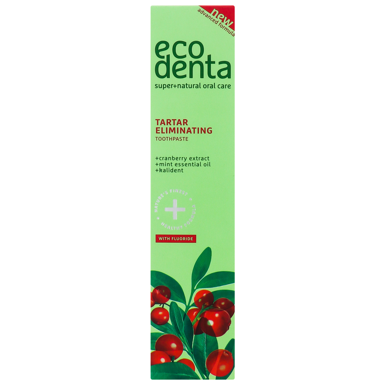 Ecodenta Kalident Refreshing Toothpaste from Plaque with Cranberry Extract 100ml