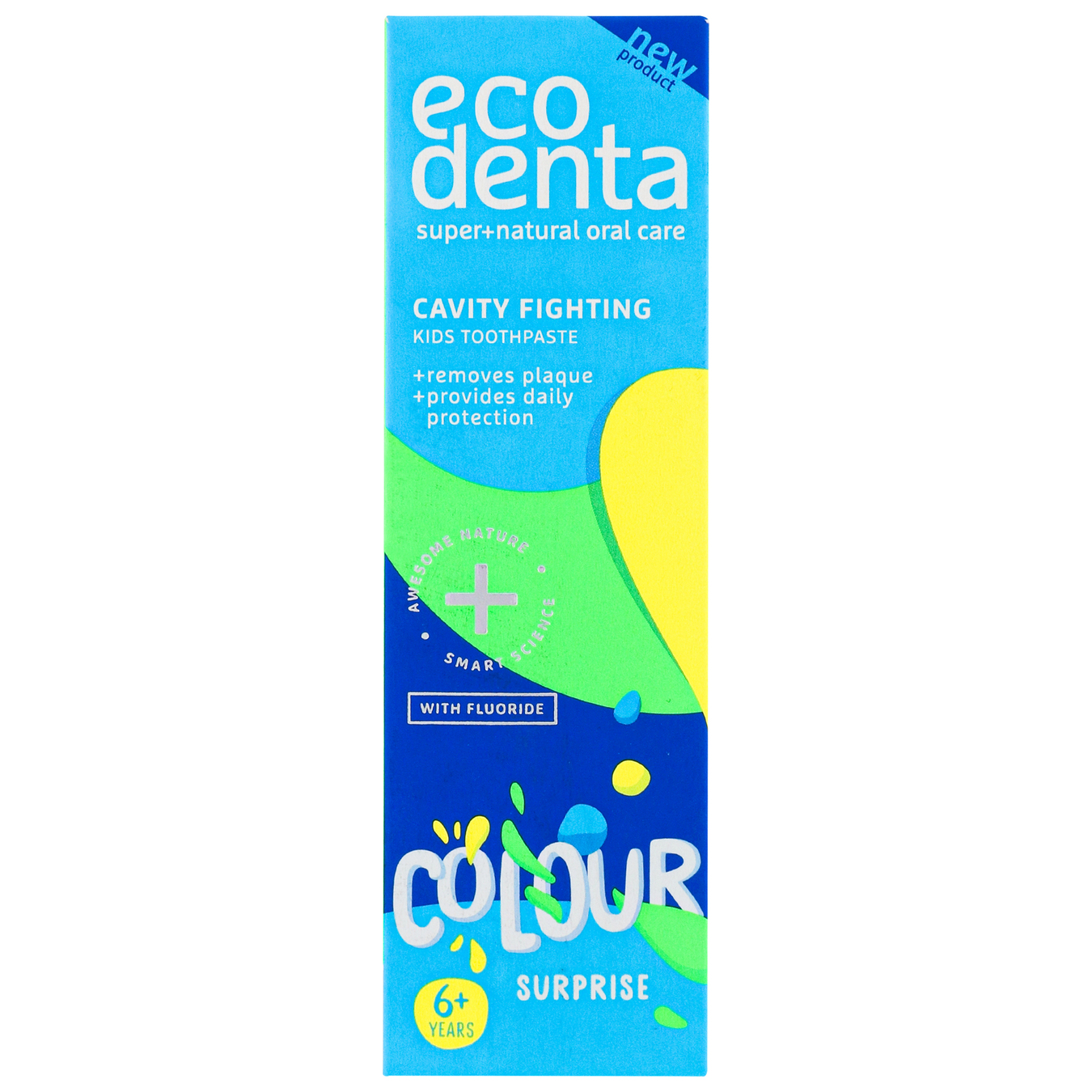 Зубна паста для дітей кольоровий сюрприз Ecodenta 75 мл