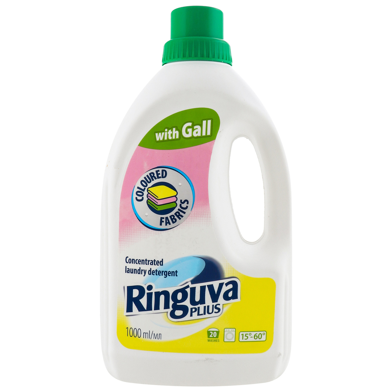 Засіб Ringuva Plus пральний для кольорових тканин рідкий 1л