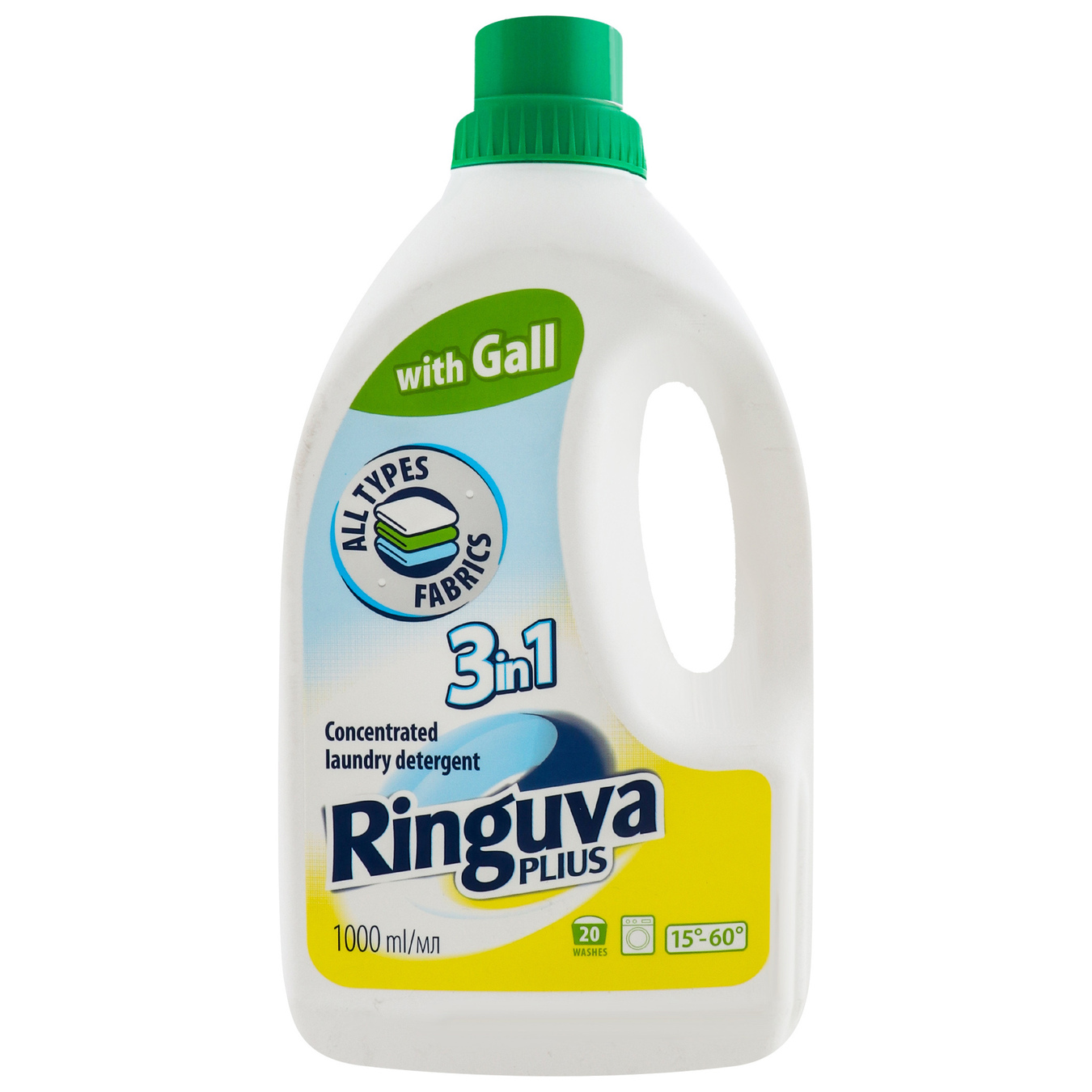 Засіб Ringuva Plus для прання універсальний 3в1 1л