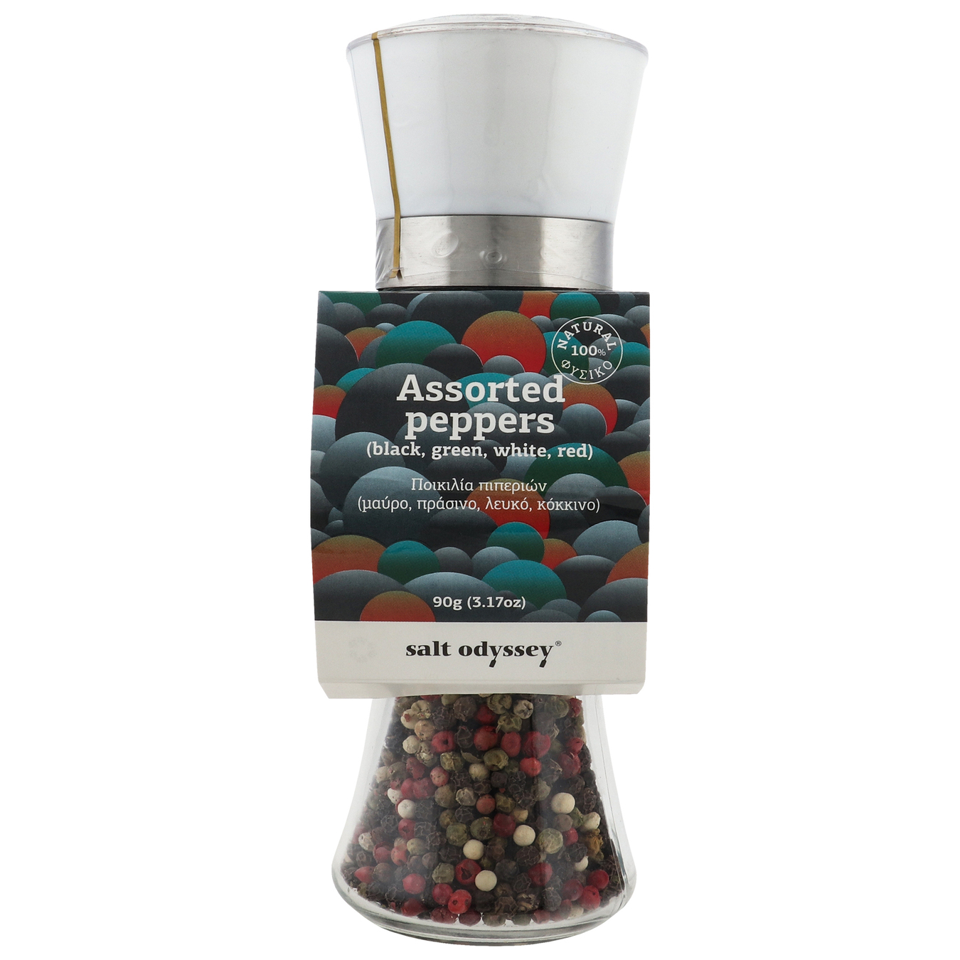 Pepper Mix Salt Odyssey In Grinder 90g