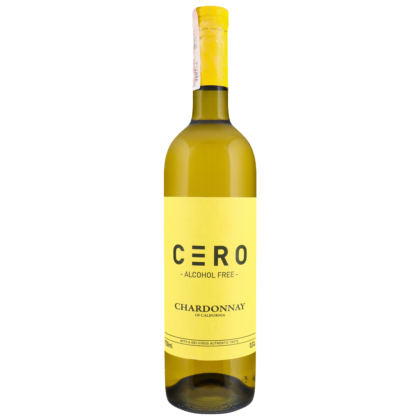 Напій винний безалкогольний Cero Chardonnay білий сухий 0% 0,75л
