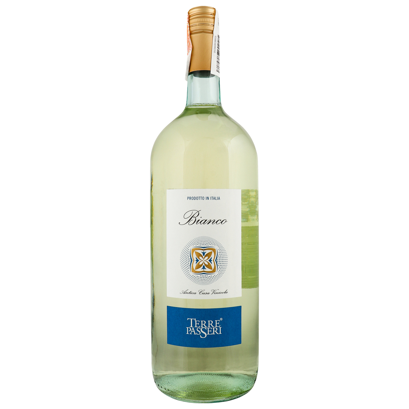 Вино Terre Passeri Terre Bianca біле сухе 10,5% 1,5л