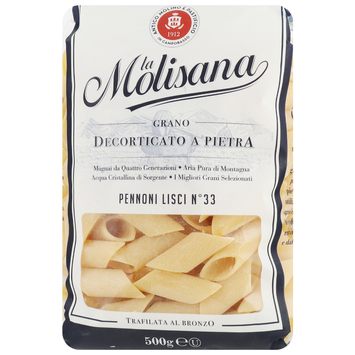 Pasta La Molisana №33 Pennoni 500g ᐈ Buy at a good price from Novus