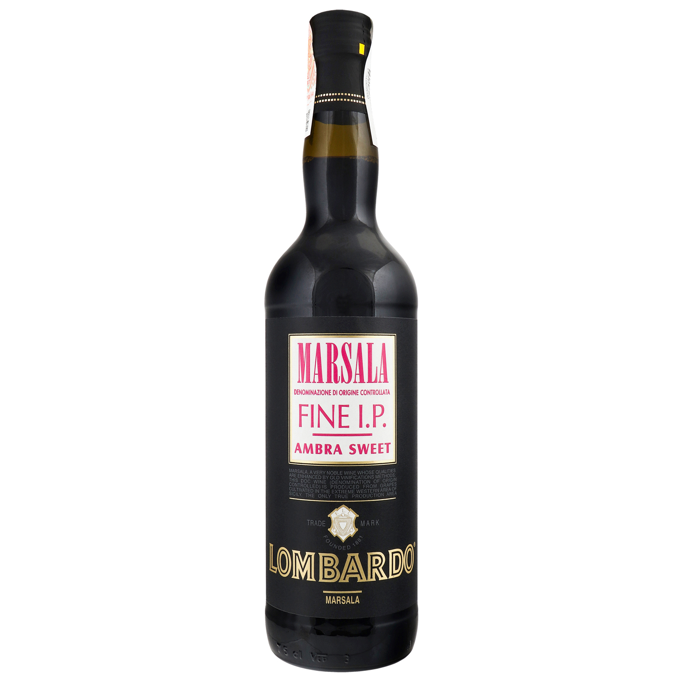 Wine Marsala Fine I.P. Ambra White Dry 17% 0,75l