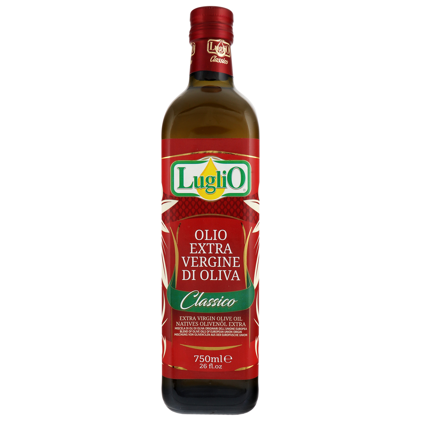 Olive Oil Luglio Extra Virgin Unrefined 750ml