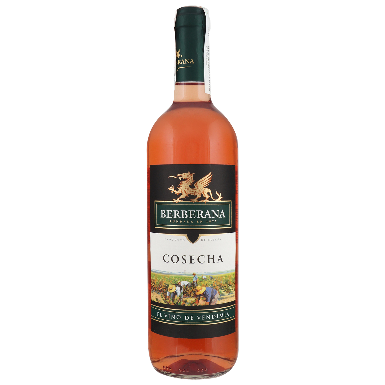 Вино Berberana Cosecha Rose розовое сухое 12% 0,75л