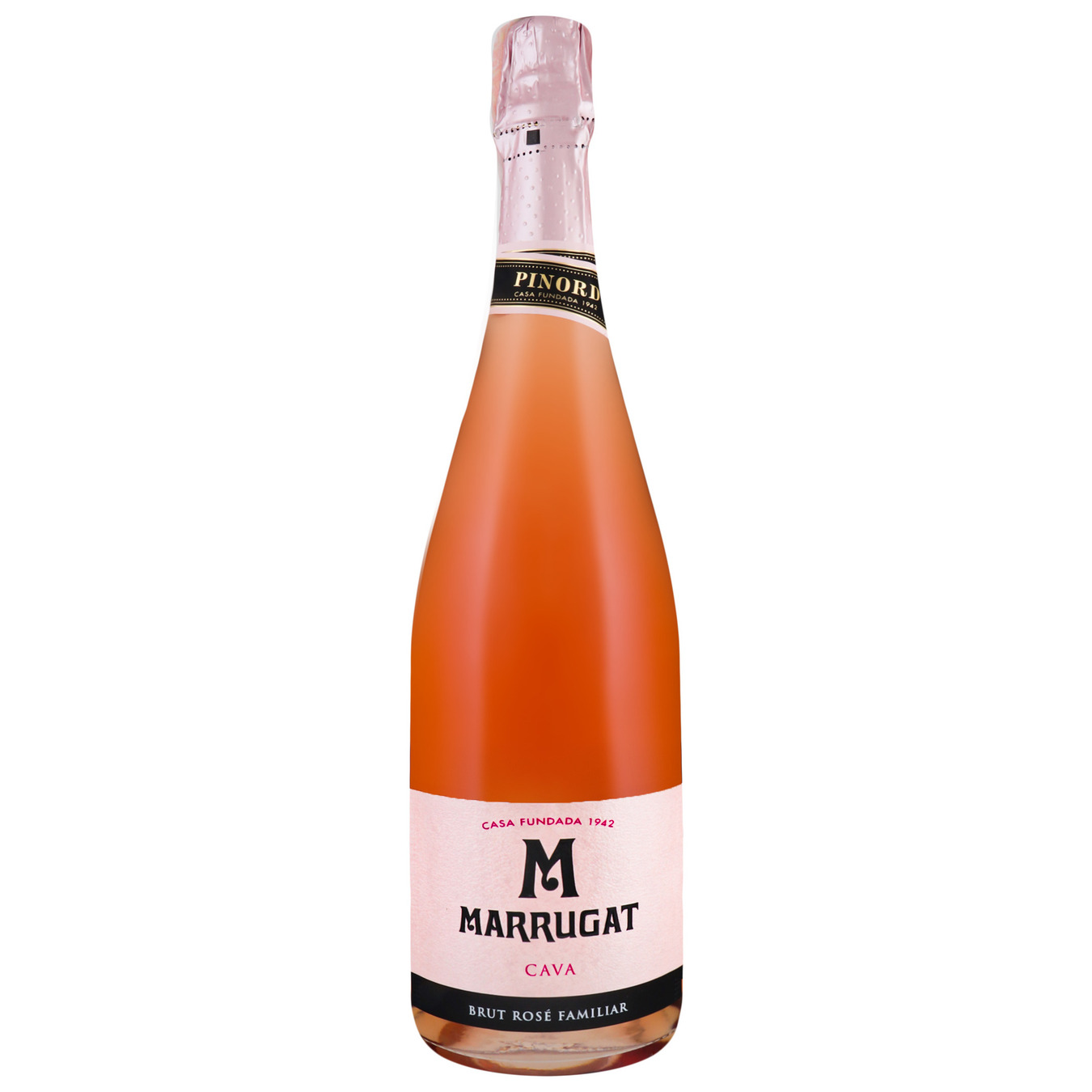 Вино игристое Marrugat Brut Rose розовое сухое 11,5% 0,75л