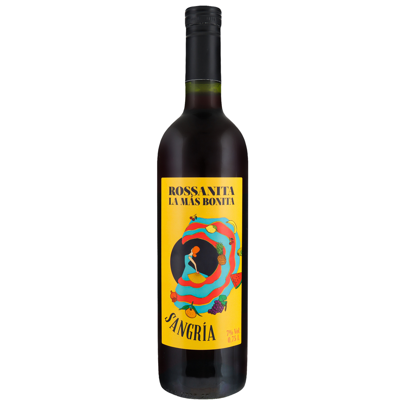 Вино Rossanita Sangria красное полусладкое 7% 0,75л