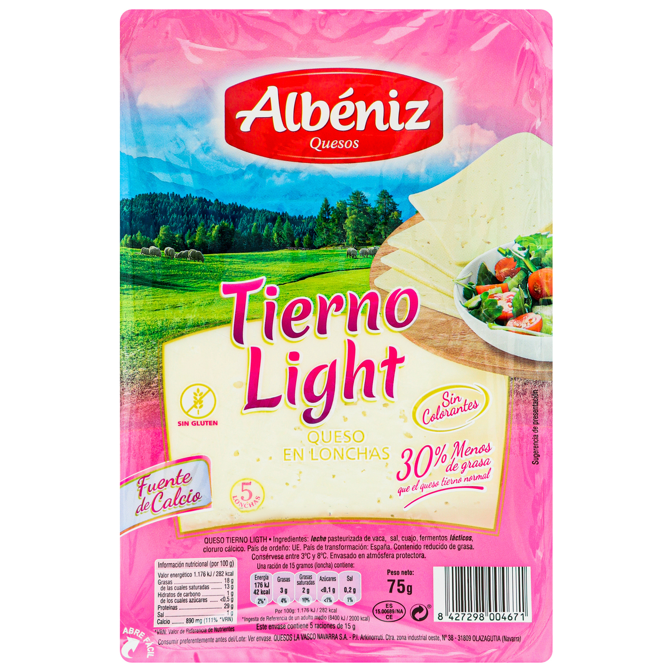 Сир Albeniz легкий 18% 80г