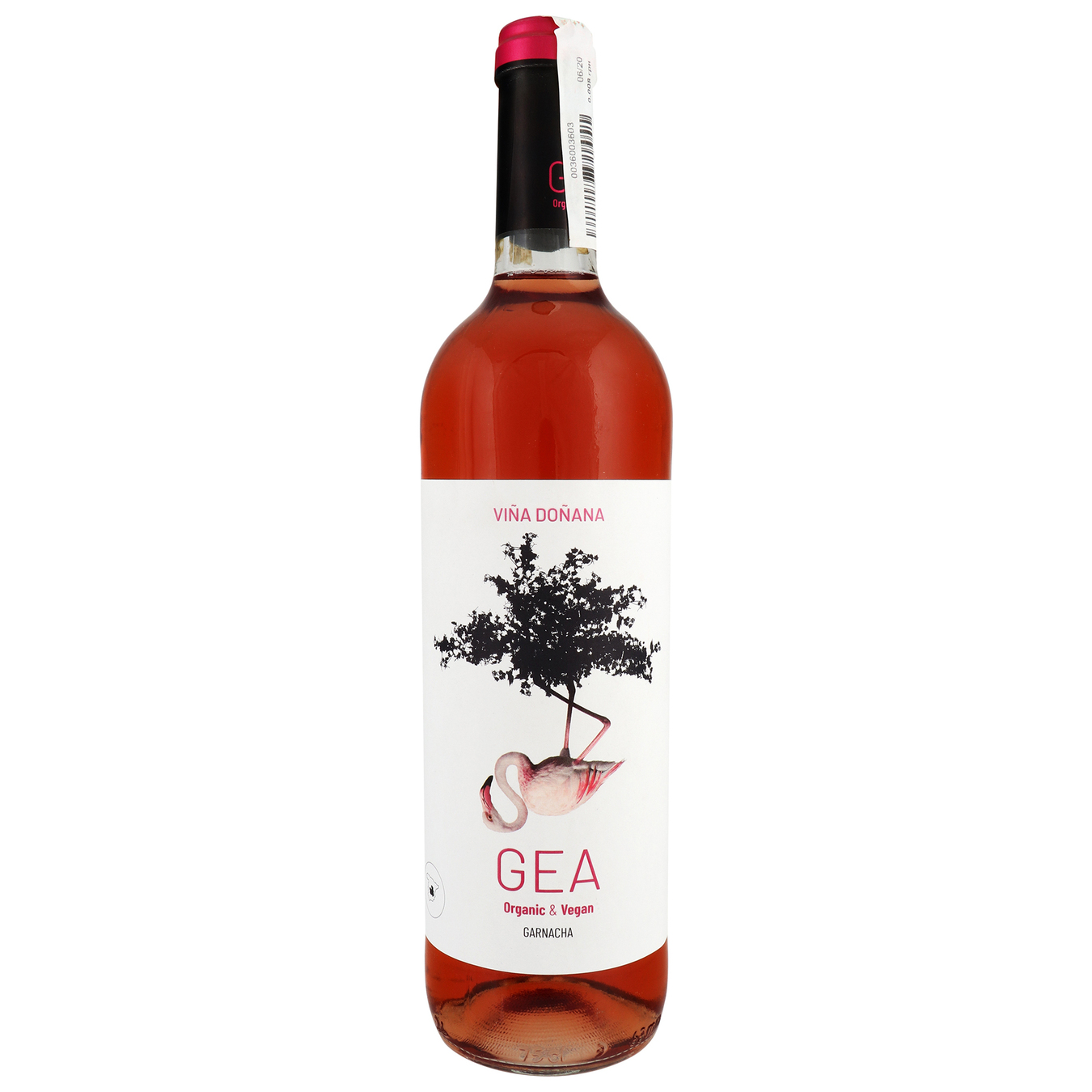 Вино Gea Organic & Vegan Garnacha Rose розовое сухое 12,5% 0,75л