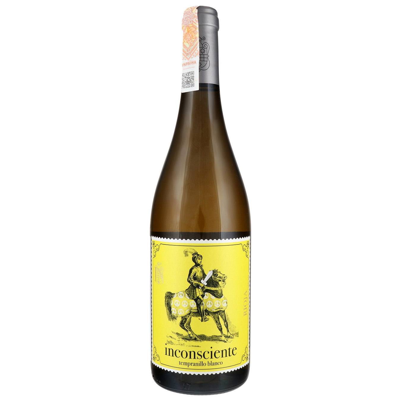 Вино Inconsciente Tempranillo белое сухое 12,5% 0,75л