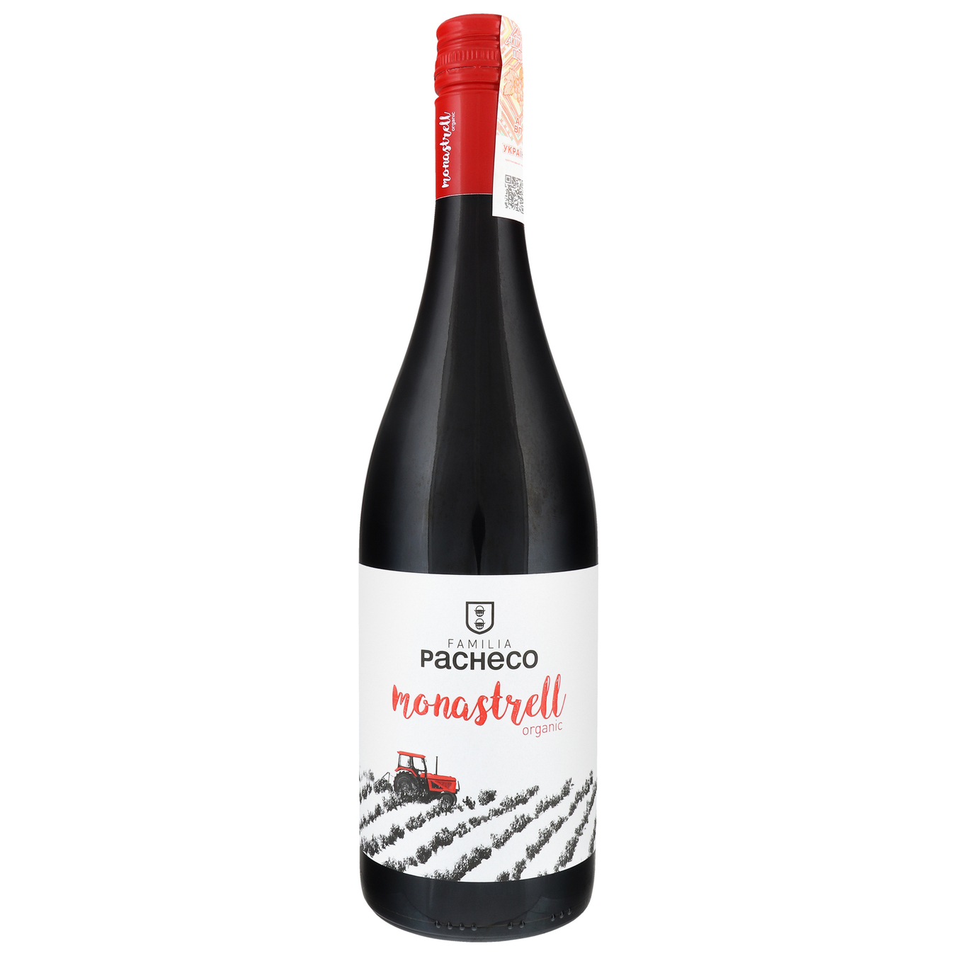 Вино Familia Pacheco Monastrell Organic червоне сухе 14% 0,75л