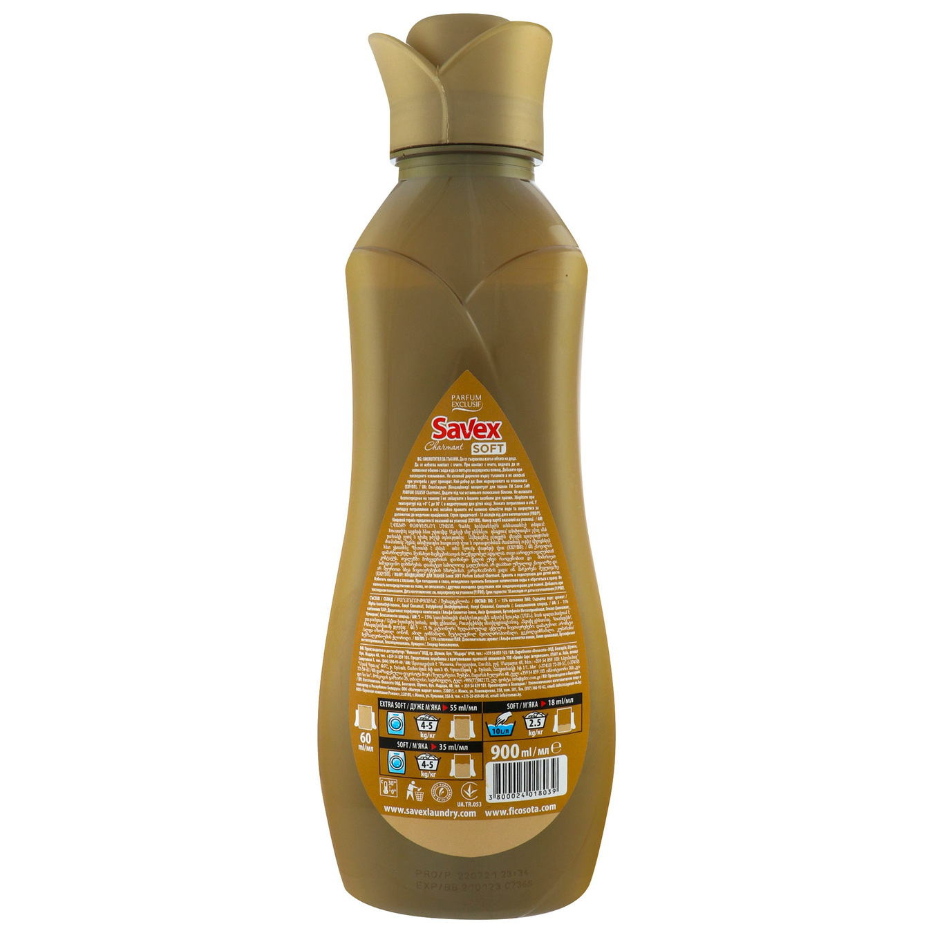 Conditioner Savex Soft charmant for laundry 900ml 2