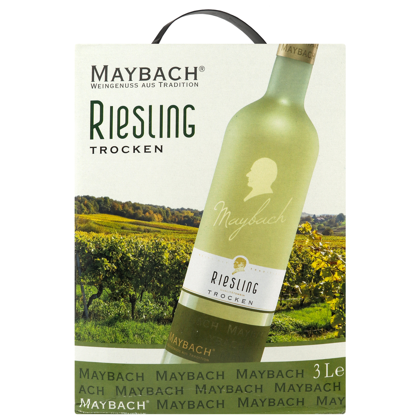 Wine Maybach Riesling Trocken White Semi-Dry 12% 3l