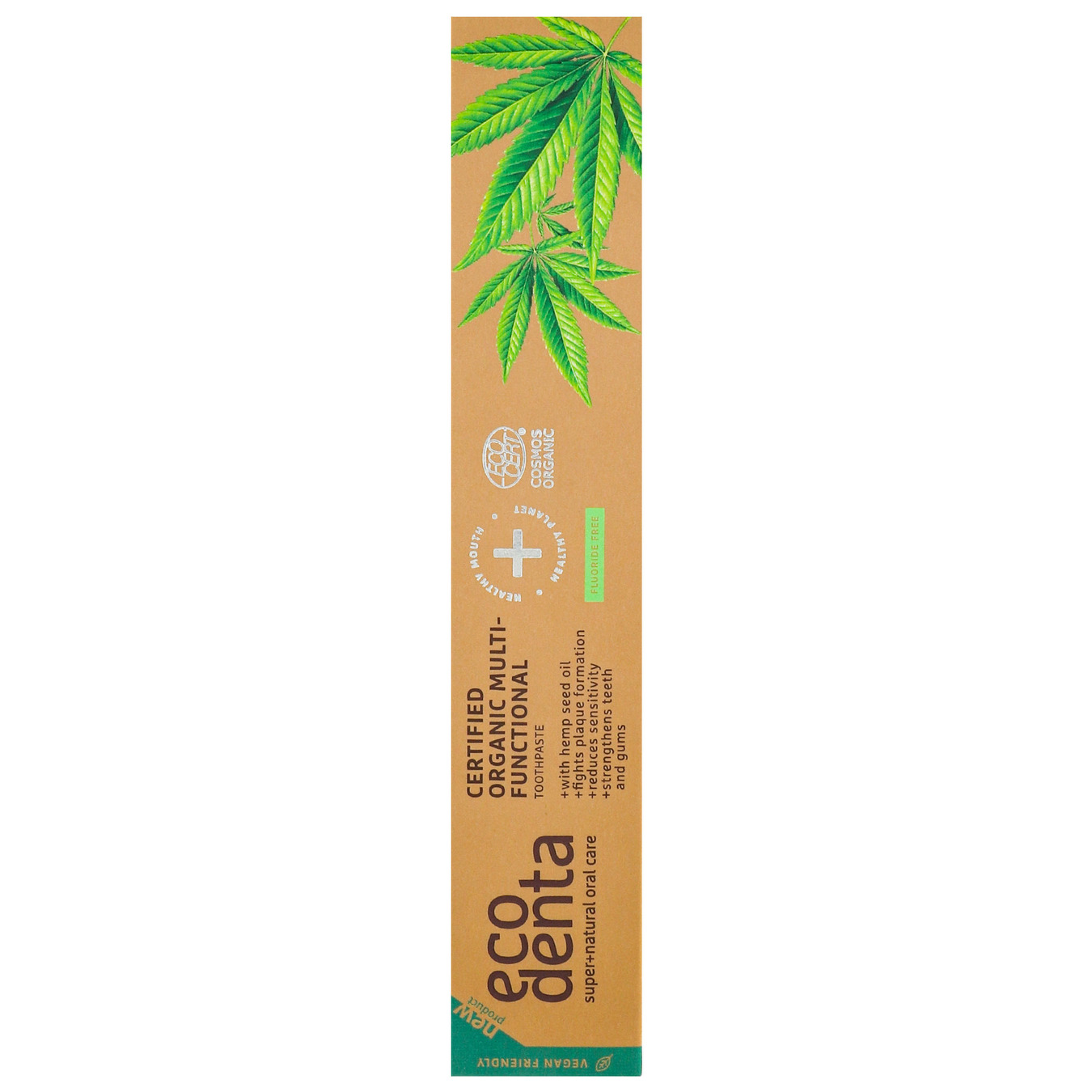Toothpaste Ecodenta Organic Multifunctional with hemp oil 75ml 2