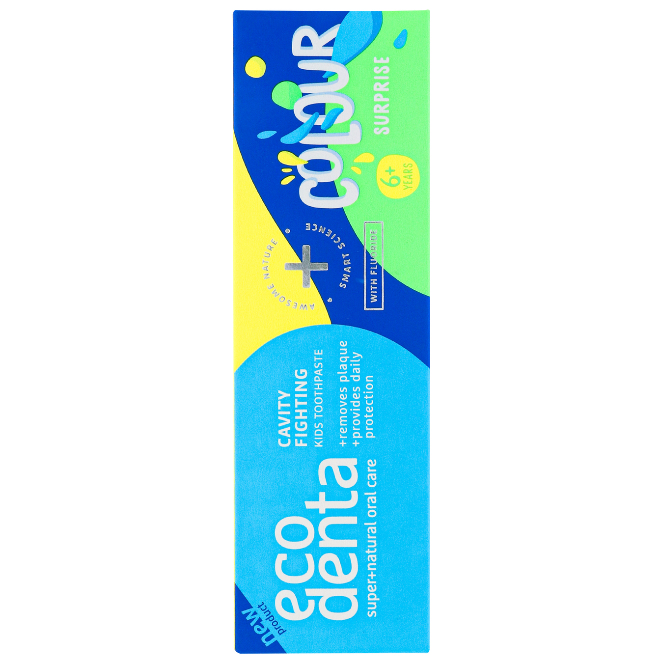 Зубна паста для дітей кольоровий сюрприз Ecodenta 75 мл 2