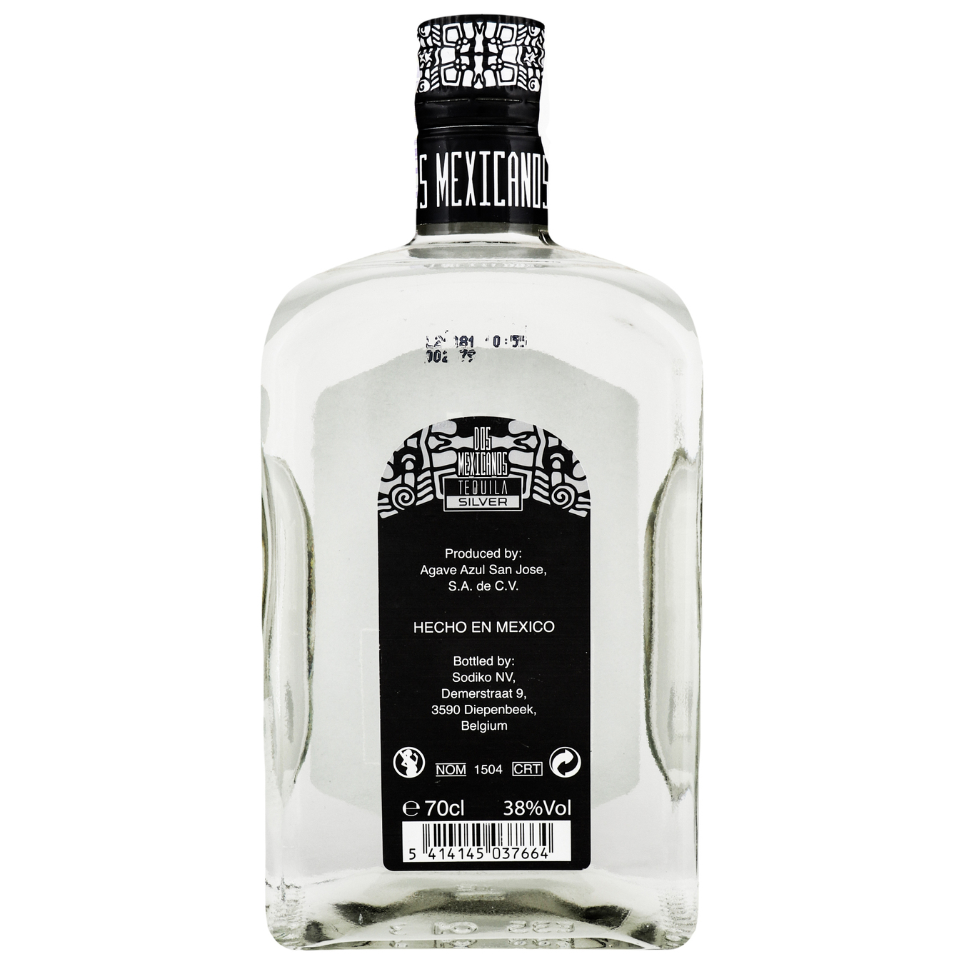 Tequila Dos Mexicanos Silver 38% 0,7l 2