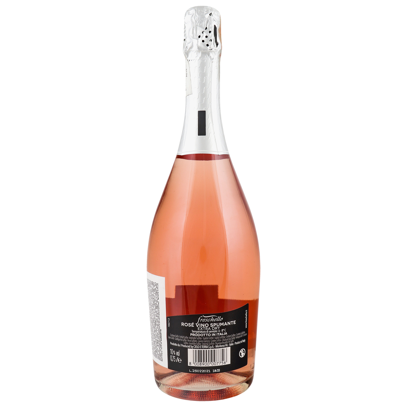 Вино Freschello Spumante розовое extra dry 10% 0,75л 2
