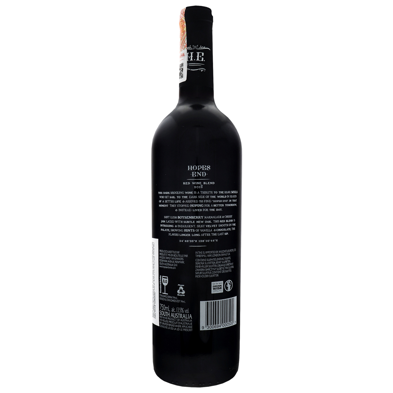 Hopes End Blend Red Semi-Dry Wine 13,5% 0,75l 2