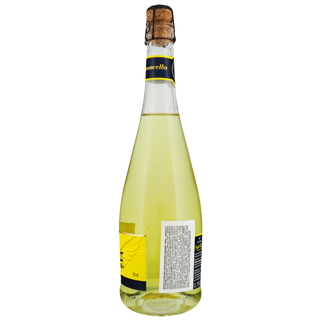Напиток винный игристый Colibri Limoncello Spritz 8% 0,75л 3