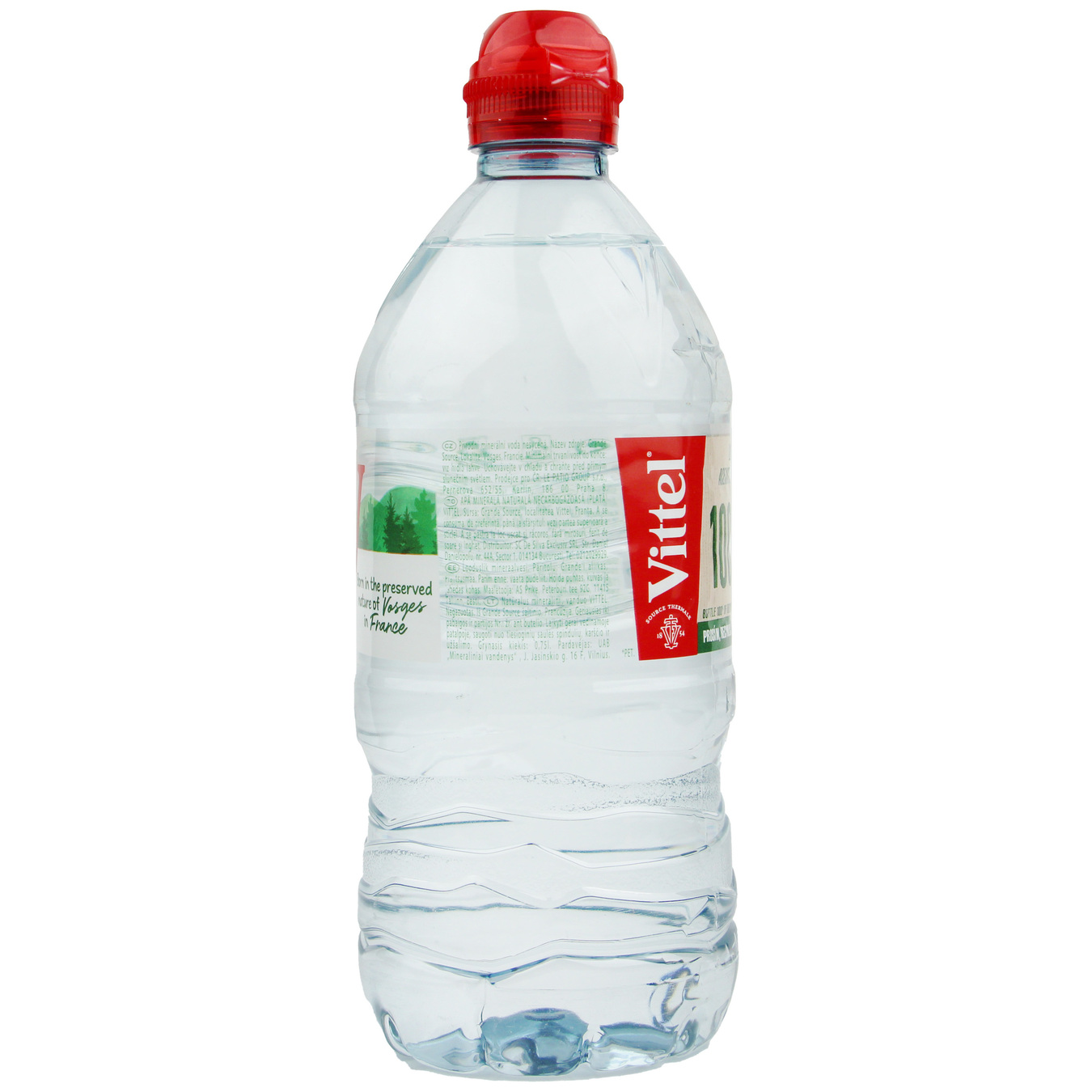 Vittel non-carbonated mineral water 750ml 2