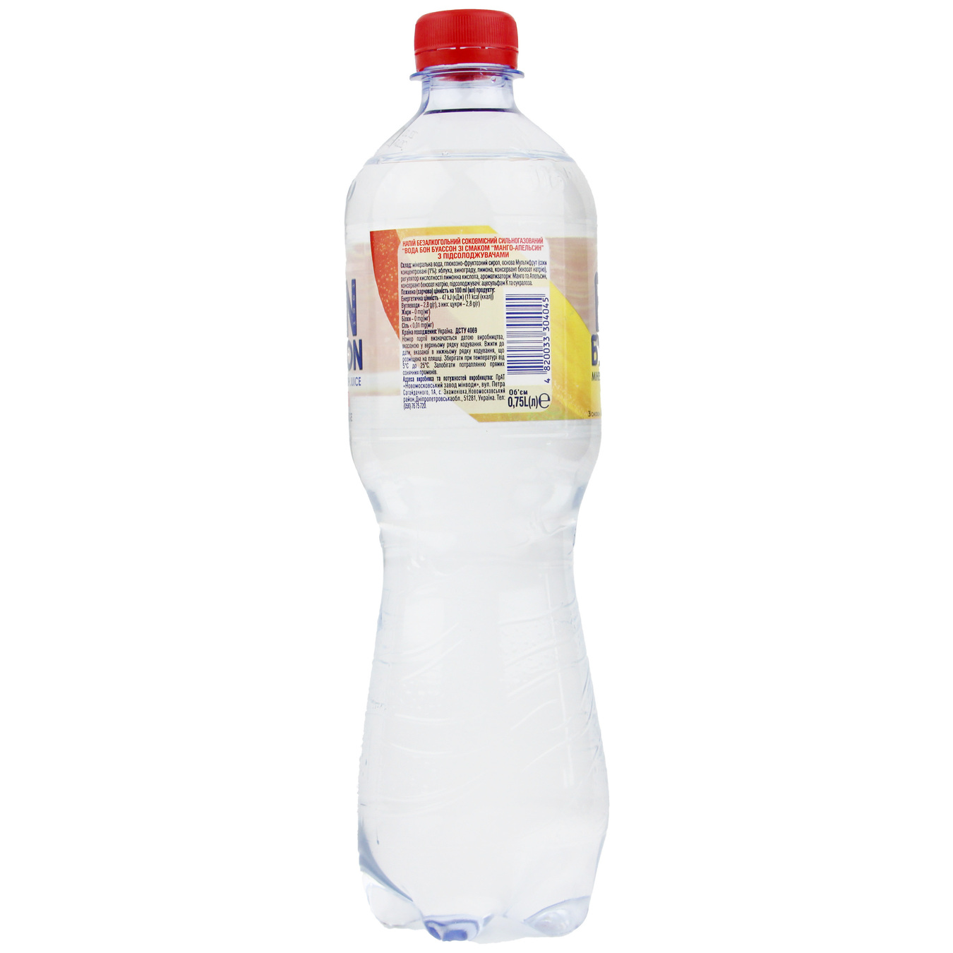 Bon Boisson mineral water strongly carbonated mango-orange 0.75 l 2