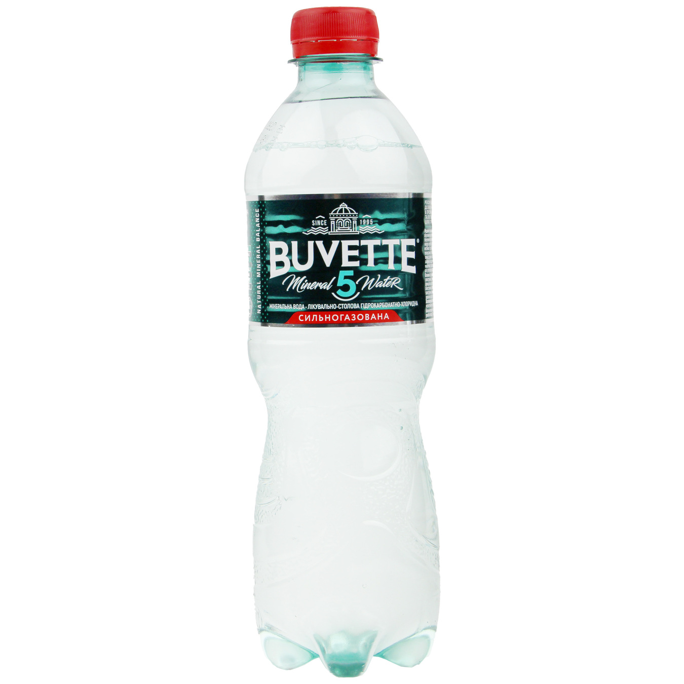 Вода мінеральна Buvette №5 сильногазована 0.5л