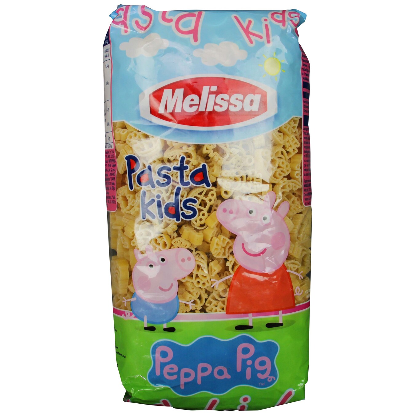 Pasta Melissa Pig Peppa 500g