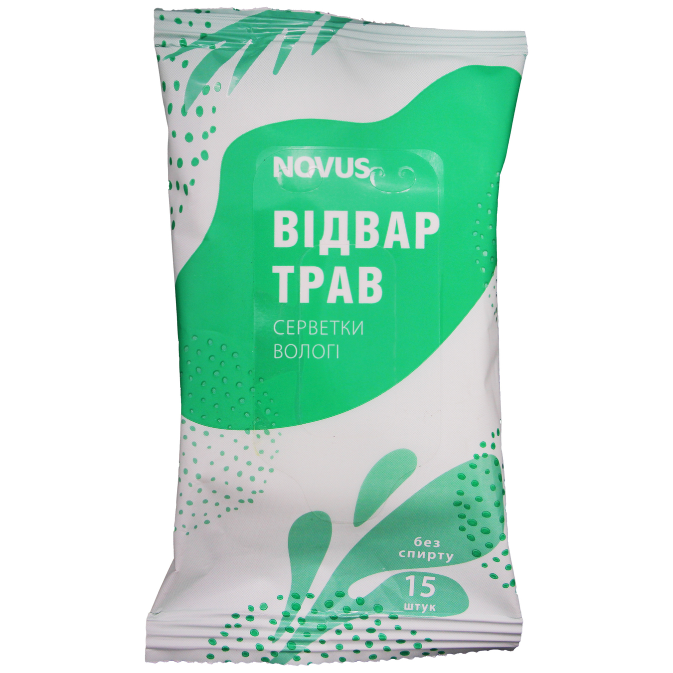 Novus Wet Wipes with Decoction of Herbs 15pcs