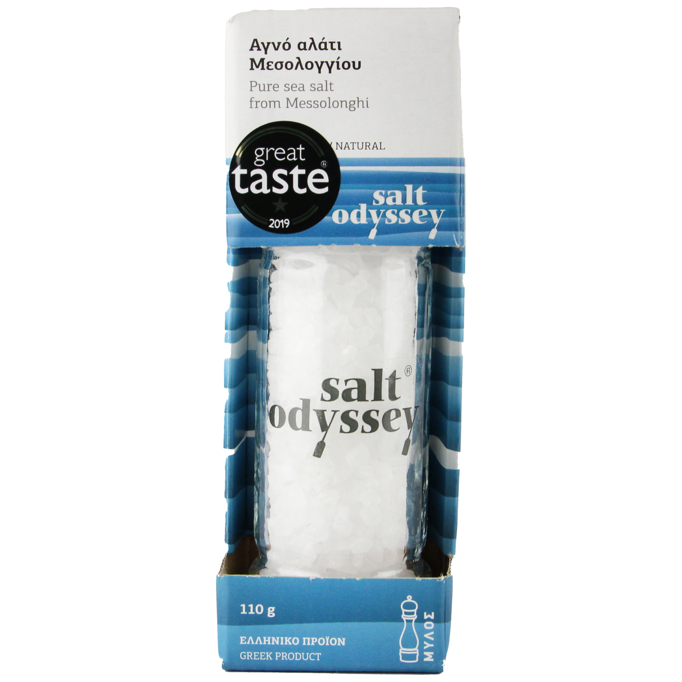 Сіль Salt Odyssey морська в кристалах млинок 75г