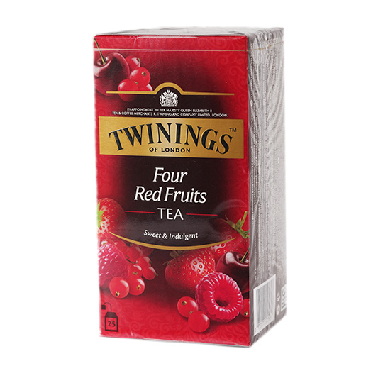Чай черный Twinings of London со вкусом четырех красных фруктов 25шт