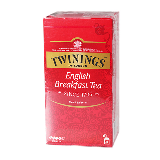 Twinings English Breakfast Black Tea 25pcs 2g