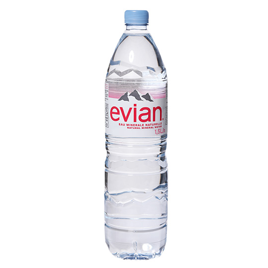 Вода мінеральна Evian негазована 1.5л
