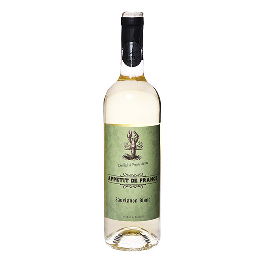 Вино Appetit De France Sauvignon Blanc белое сухое 12% 0,75л