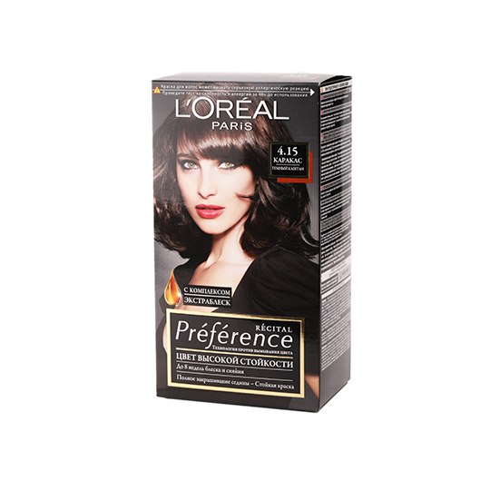 Гель-фарба для волосся L'Oreal Paris Recital Preference 4.15 Темний каштан