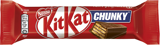 Батончик Nestle KitKat Chunky в молочному шоколаді 40г