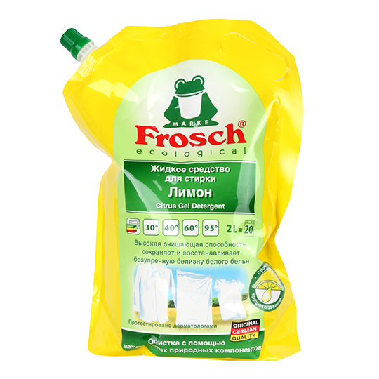 Засіб Frosch Цитрус для прання рідкий 2л