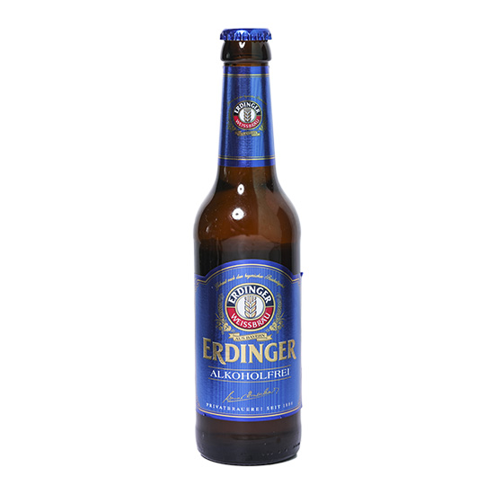 Пиво Erdinger Alkoholfrei солодовое светлое безалкогольное 0,4% 0,33л