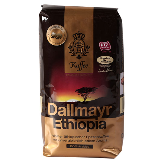 Кофе Dallmayr Ethiopia жареный в зернах 500г