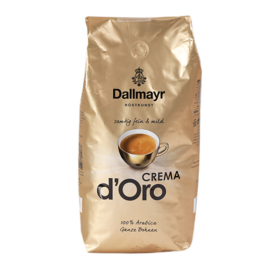 Кава Dallmayr Crema d'Oro 100% Arabica в зернах 1кг