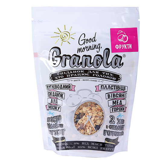 Good morning Granola Breakfast cereals with Fruits 330g