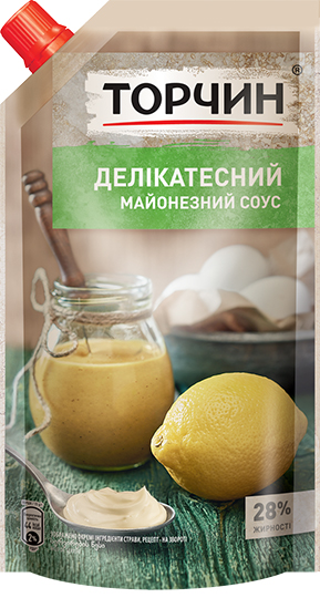 Torchyn Delikatesniy mayonnaise sauce 28% 300g