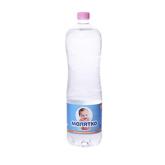 Still natural mineral water Malyatko for babies from birth 1500ml