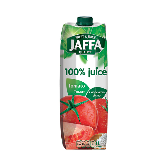 Сок Jaffa 100% juice Томатный с морской солью 0,95л